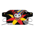 Joker And Playing Cards Print Car Windshield Snow Cover