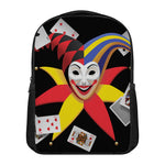 Joker And Playing Cards Print Casual Backpack