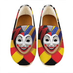 Joker And Playing Cards Print Casual Shoes