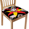 Joker And Playing Cards Print Chair Cushion Cover