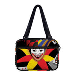 Joker And Playing Cards Print Double Strap Bible Bag