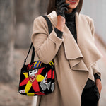 Joker And Playing Cards Print Double Strap Bible Bag