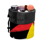 Joker And Playing Cards Print Drawstring Makeup Bag