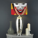 Joker And Playing Cards Print Drum Lamp Shade