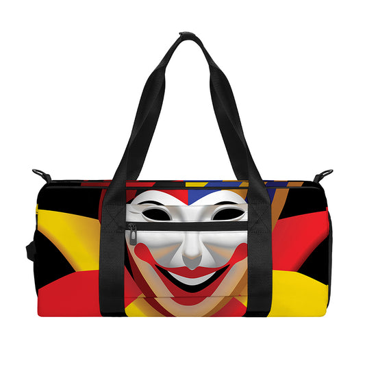 Joker And Playing Cards Print Gym Bag