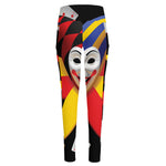 Joker And Playing Cards Print High-Waisted Pocket Leggings