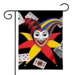 Joker And Playing Cards Print House Flag