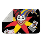 Joker And Playing Cards Print Indoor Door Mat