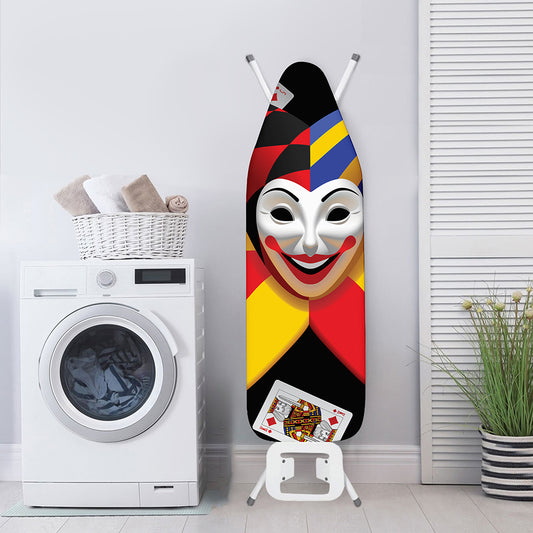Joker And Playing Cards Print Ironing Board Cover