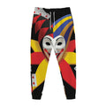 Joker And Playing Cards Print Jogger Pants