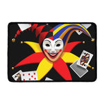 Joker And Playing Cards Print Kitchen Mat
