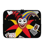 Joker And Playing Cards Print Laptop Sleeve