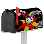 Joker And Playing Cards Print Mailbox Cover