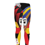 Joker And Playing Cards Print Men's leggings