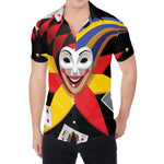 Joker And Playing Cards Print Men's Shirt