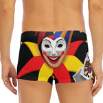 Joker And Playing Cards Print Men's Short Boxer Briefs