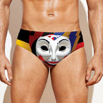 Joker And Playing Cards Print Men's Swim Briefs