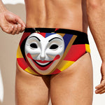 Joker And Playing Cards Print Men's Swim Briefs