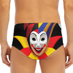 Joker And Playing Cards Print Men's Triangle Swim Briefs