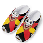 Joker And Playing Cards Print Mesh Casual Shoes