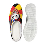 Joker And Playing Cards Print Mesh Casual Shoes