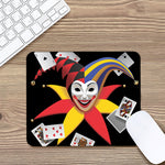 Joker And Playing Cards Print Mouse Pad