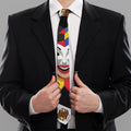Joker And Playing Cards Print Necktie