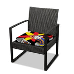 Joker And Playing Cards Print Outdoor Seat Cushion Cover