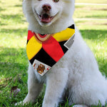 Joker And Playing Cards Print Over The Collar Dog Bandana