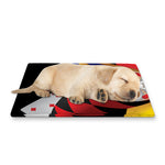 Joker And Playing Cards Print Pet Cooling Mat Cover