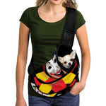 Joker And Playing Cards Print Pet Sling Carrier