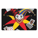 Joker And Playing Cards Print Polyester Doormat