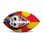 Joker And Playing Cards Print Rugby Ball