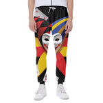 Joker And Playing Cards Print Scuba Joggers