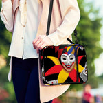 Joker And Playing Cards Print Shoulder Strap Bible Bag