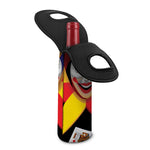 Joker And Playing Cards Print Single Neoprene Wine Tote