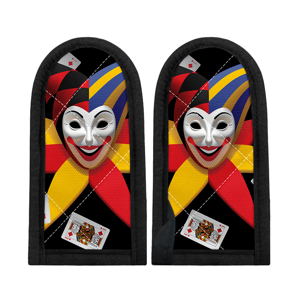 Joker And Playing Cards Print Skillet Handle Cover