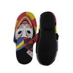 Joker And Playing Cards Print Slippers