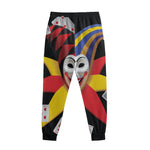 Joker And Playing Cards Print Sweatpants
