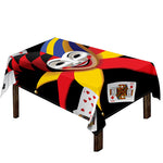 Joker And Playing Cards Print Tablecloth