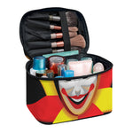 Joker And Playing Cards Print Travel Makeup Bag