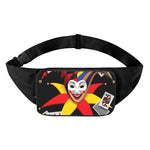 Joker And Playing Cards Print Waist Bag