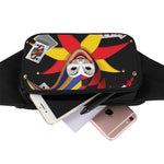 Joker And Playing Cards Print Waist Bag