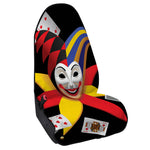 Joker And Playing Cards Print Waterproof Car Seat Cover
