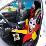 Joker And Playing Cards Print Waterproof Car Seat Cover