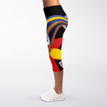 Joker And Playing Cards Print Women's Capri Leggings