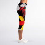 Joker And Playing Cards Print Women's Capri Leggings