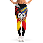 Joker And Playing Cards Print Women's Leggings