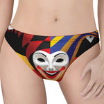 Joker And Playing Cards Print Women's Thong