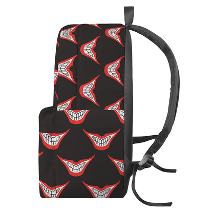 Joker Smile Pattern Print Backpack